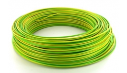 Câble cuivre isolé vert/jaune